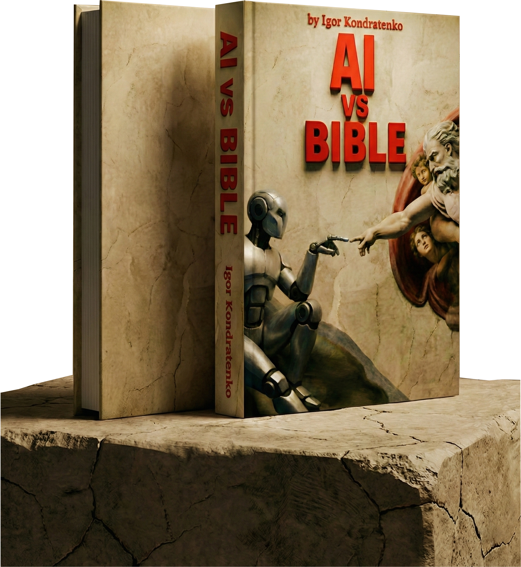 AI VS BIBLE Book Cover by Igor Kondratenko